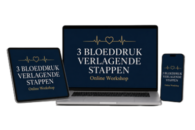 3 Bloeddruk Verlagende Stappen — online workshop, te volgen op laptop, tablet en telefoon