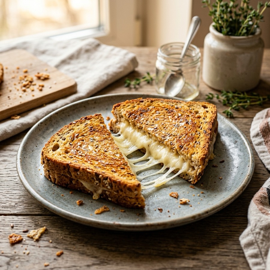 Krokante Kaastosti van KETO brood